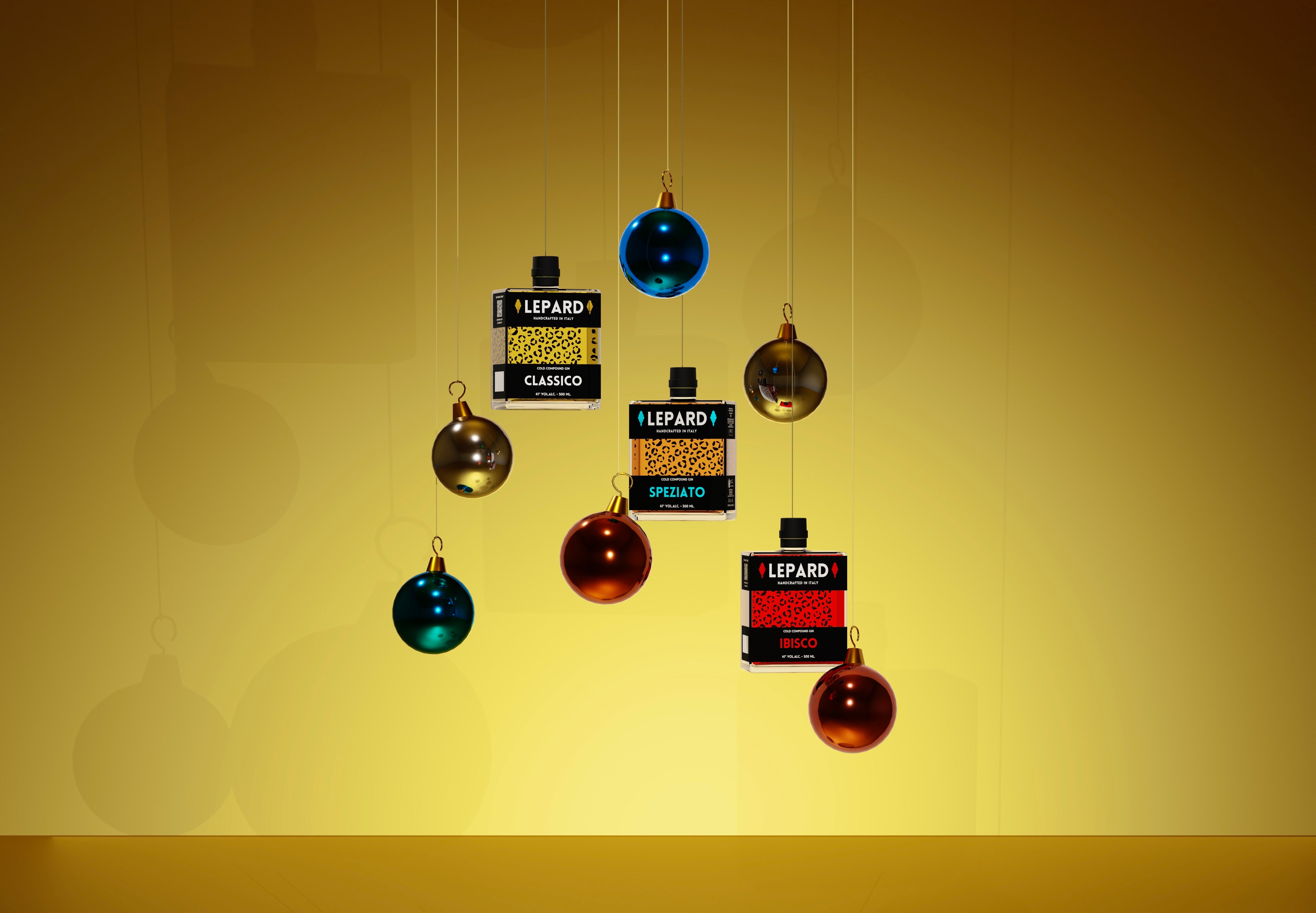 Abbraccia la magia del natale con Lepard Gin, la collezione di Cold Compound Gin biologico Italiano dal gusto mediterraneo, speziato, classico, fruttato e floreale.
